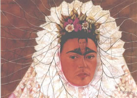 世界名画《自画像》(迭戈在脑海里)布面油画