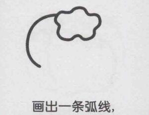 柿子简笔画画法步骤02