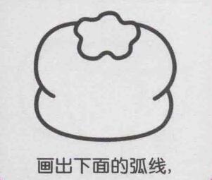 柿子简笔画画法步骤04