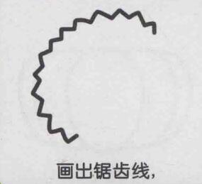 榴莲简笔画画法步骤01
