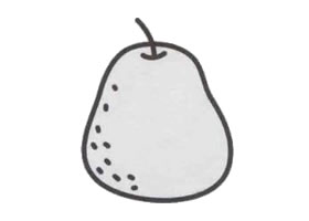 梨子简笔画