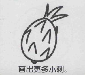 火龙果简笔画画法步骤05