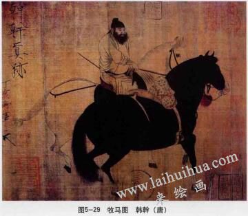 牧马图