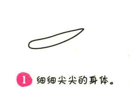 白菜简笔画画法步骤01