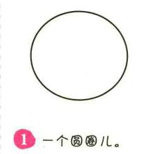 番茄简笔画画法步骤01