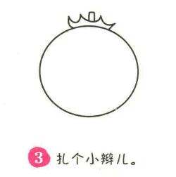 番茄简笔画画法步骤03