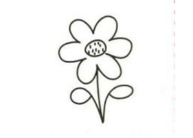 小野花简笔画