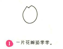 郁金香简笔画画法步骤01