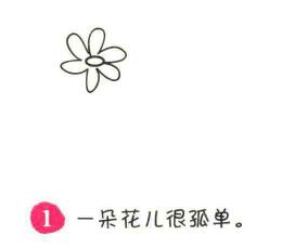 满天星简笔画画法步骤01
