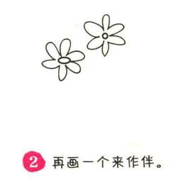 满天星简笔画画法步骤02