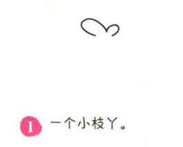 柳树简笔画画法步骤01