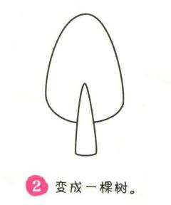 果树简笔画画法步骤02