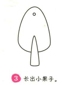 果树简笔画画法步骤03