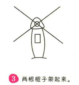 风车简笔画画法步骤03