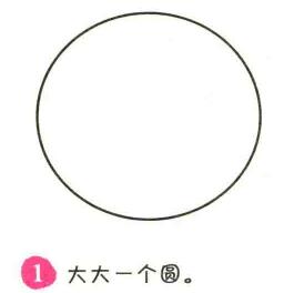 地球（星球）简笔画画法步骤01