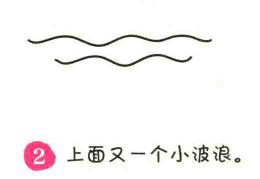 河流简笔画画法步骤02