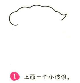 闪电简笔画画法步骤01