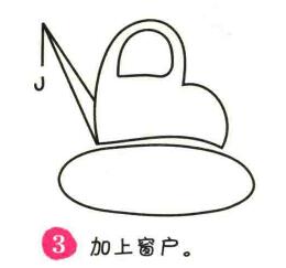 工程车简笔画画法步骤03