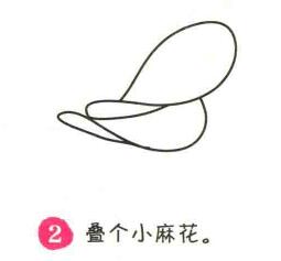 薯片简笔画画法步骤02