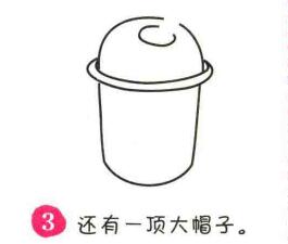 饮料简笔画画法步骤03