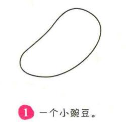 面包简笔画画法步骤01