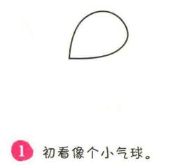 网球拍简笔画画法步骤01