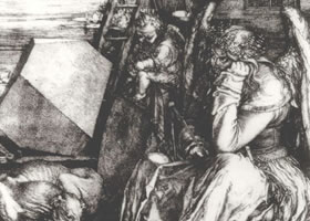 世界名画《忧郁》铜版画欣赏