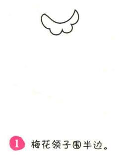 连衣裙简笔画画法步骤01