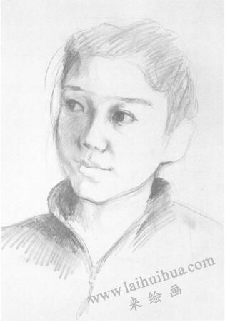 素描肖像画步骤分解一02