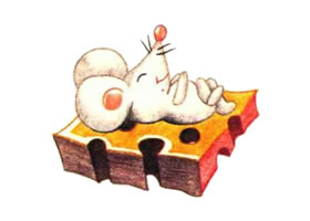 老鼠色铅笔简笔画