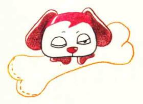 狗狗的色铅笔简笔画画法步骤04
