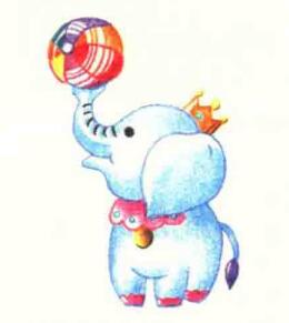 大象的色铅笔简笔画画法步骤06