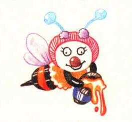 蜜蜂色铅笔简笔画画法步骤06