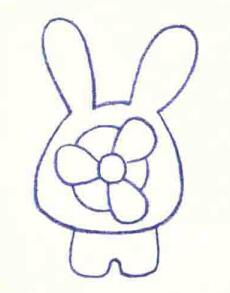 小电风扇盒色铅笔简笔画画法步骤02