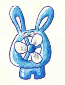 小电风扇盒色铅笔简笔画画法步骤06