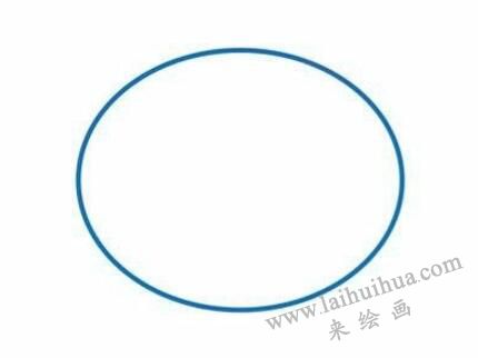 可爱的小狗儿童简笔画步骤01