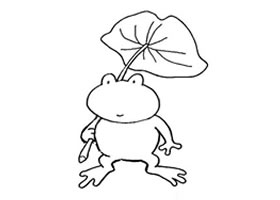 青蛙简笔画作品（四）