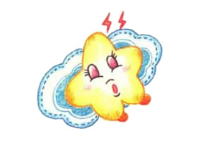 星星色铅笔简笔画画法步骤