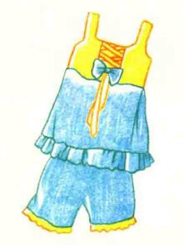 家居服色铅笔简笔画画法步骤05