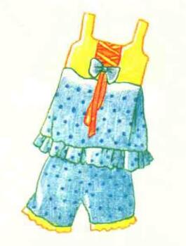 家居服色铅笔简笔画画法步骤06
