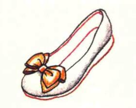 船鞋色铅笔简笔画画法步骤04
