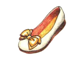 船鞋色铅笔简笔画