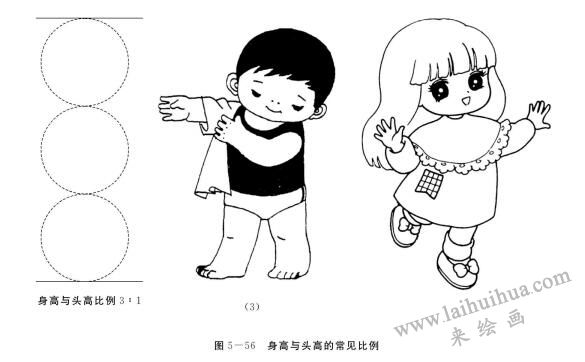 人物画法之形态的夸张表现：全身02