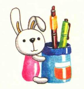 笔筒色铅笔简笔画画法步骤06