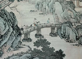 周臣《春山游骑图》赏析