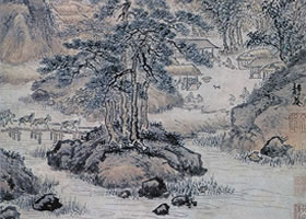 戴进《关山行旅图》赏析