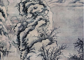 戴进《雪山行旅图》赏析