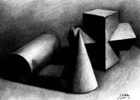 素描作画的明暗画法与光线