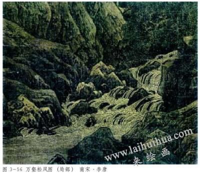 万壑松风图