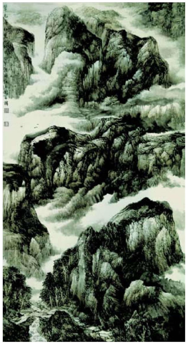 国画山水临摹的具体步骤